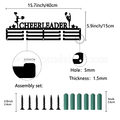 Support de mur d'affichage de support de cintre de médaille de fer de mode&nbsp;ODIS-WH0021-048