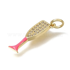 Pendentifs en laiton zircon cubique transparent&nbsp;CU-CBAEEA8-15C-G