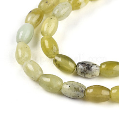 Природного нефрита Xiuyan бисер нитей&nbsp;G-N346-02A-11