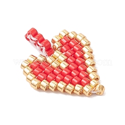 2 шт. подвески из стеклянного бисера 2 стилей&nbsp;PALLOY-MZ00883-03