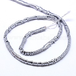 Electroplate non magnetici ematite sintetico fili di perline&nbsp;G-I094-05