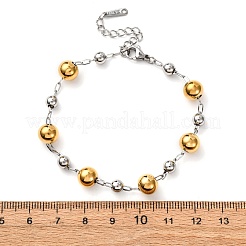 Браслеты из цепей из нержавеющей стали 304&nbsp;BJEW-K284-03B-GP