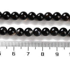Chapelets de perles en agate à rayures naturelles/agates à bandes&nbsp;G-Z060-A01-A08