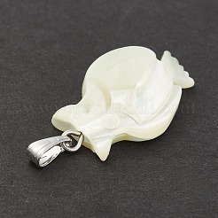 Натуральная ракушка трохида / подвески из ракушки трохуса&nbsp;SSHEL-K027-11