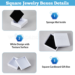 Подарочные коробки для украшений из текстурной бумаги&nbsp;OBOX-DC0001-01C-01