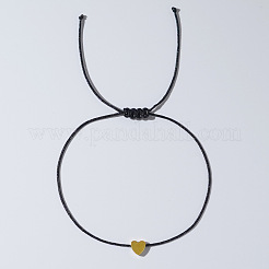 Braccialetti di perline a forma di cuore in ottone&nbsp;NJ7538-3
