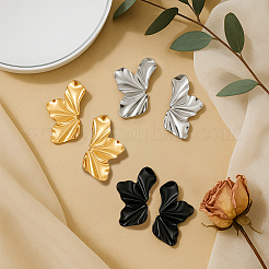 3 пара сережек-гвоздиков из сплава 3 цветов&nbsp;EJEW-HY0001-53