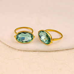 Fingerringe aus 304 Edelstahl mit Zirkonia&nbsp;WGD8E49-01