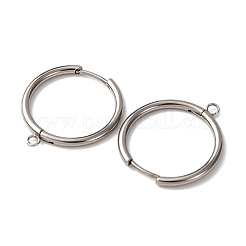 201 фурнитура для сережек-колец из нержавеющей стали&nbsp;STAS-D379-05A-P