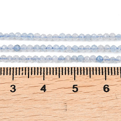 Природные Аквамарин бисер нитей&nbsp;G-B171-C01-2mm