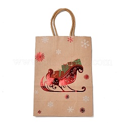 Rechteckige Papiertüten zum Thema Weihnachten mit Heißprägung&nbsp;CARB-F011-02D