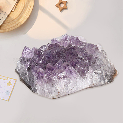 Adornos de racimo de amatista natural&nbsp;DJEW-PA0001-07
