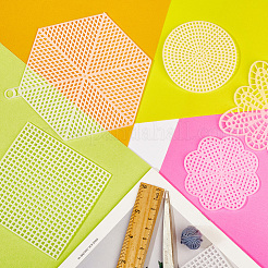 24 шт. 11 стиля пластиковых холстов для самостоятельного изготовления&nbsp;DIY-CP0012-41