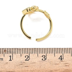 Кольца-манжеты с кубическим цирконием из нержавеющей стали 304 для женщин&nbsp;RJEW-Z122-02G-05