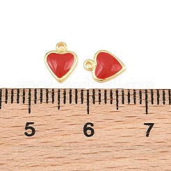 Pendentifs d'émail en laiton &nbsp;KK-CBABBCE-02G-02