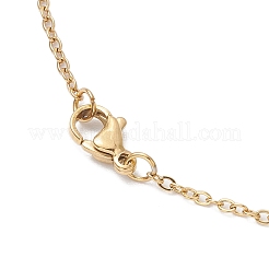Colliers à pendentif en coquillage paua naturel&nbsp;NJEW-JN05141-05