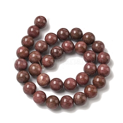 Естественно родонит круглый шарик нити&nbsp;G-J302-10-12mm-01