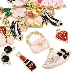 20шт 10 стиля подвески из сплава с эмалью&nbsp;ENAM-FP0002-93