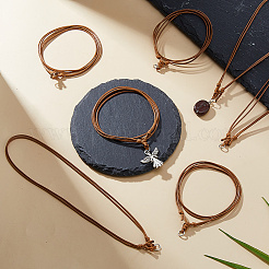 20шт регулируемый вощеный шнур для изготовления ожерелья&nbsp;AJEW-DC0003-45B