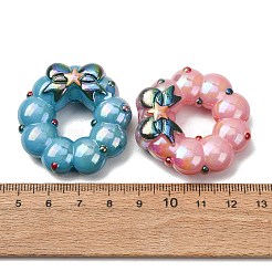 Perlas acrílicas opacas con baño UV para Navidad&nbsp;AC-CBAC5B6-01