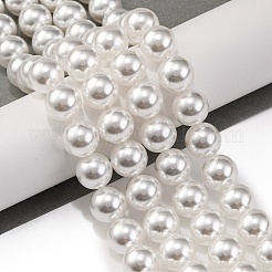 Perles de verre nacrées cuites au four&nbsp;PEAR-H019-02D-04