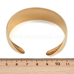 Браслеты-манжеты из нержавеющей стали 304&nbsp;BJEW-L709-02G