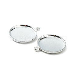 Impostazioni cabochons ciondolo in ottone&nbsp;KK-C343-S-A