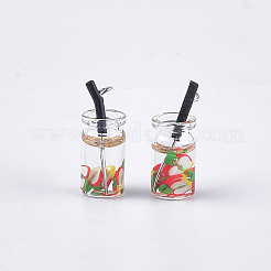 Стеклянные подвески для бутылок&nbsp;LS-CRES-N017-06A