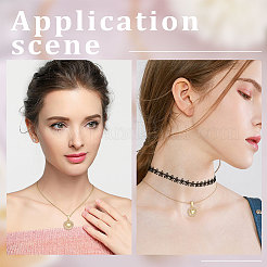 6 шт. Латунные подвески с микропаве&nbsp;ZIRC-BBC0001-73