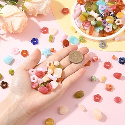 178 шт. непрозрачные и прозрачные акриловые бусины&nbsp;MACR-YW0004-44