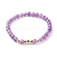 Bracciali tratto di pietra misti naturali&nbsp;BJEW-JB06567
