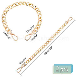 Алюминиевые плечевые ремни для сумок на цепочке&nbsp;FIND-PH0010-39G