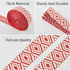 5 ярд полиэстерово-хлопковой ленты в этническом стиле&nbsp;DIY-CY0001-76B