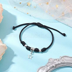 2 pz braccialetti con ciondoli in lega e ottone per donne e uomini&nbsp;BJEW-JB11287