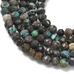 Natürliche afrikanische türkis (jasper) perlen stränge&nbsp;G-RM241221-B9