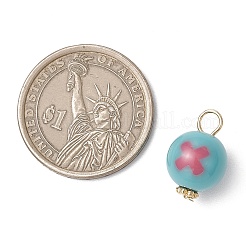 Подвески из сплава и акрила&nbsp;PALLOY-JF03884-02