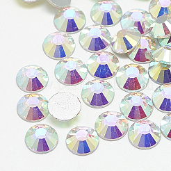 Cabochon di strass di vetro con retro piatto&nbsp;RGLA-T090-SS30-02