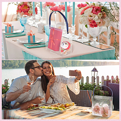 Прозрачный пластиковый пакет подарочная упаковка&nbsp;CON-WH0085-104A