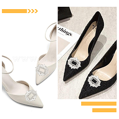 Украшение для обуви из хрусталя и горного хрусталя из сплава&nbsp;DIY-FG0003-75