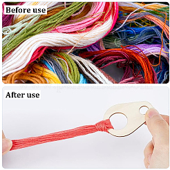 18 моток двухслойной полиэфирной нити для вышивания&nbsp;OCOR-CY0002-76