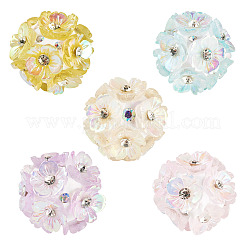 Handgemachte Strass-Pave-Perlen aus Ton&nbsp;CLAY-TAC0015-02A