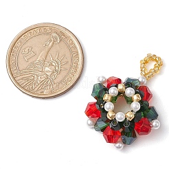 Pendentifs en verre de Noël&nbsp;PALLOY-JF03010-03