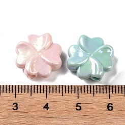 Переливающиеся непрозрачные акриловые бусины с УФ-покрытием&nbsp;OACR-G033-01