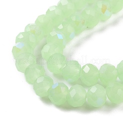 Стеклянные бусины с гальваническим покрытием &nbsp;EGLA-A034-J4mm-L04