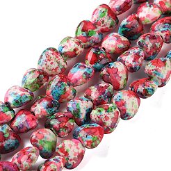 Нити из синтетических бирюзовых бусин&nbsp;TURQ-P002-01A-05