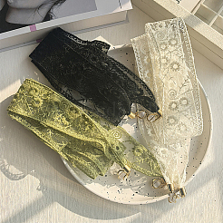 1 шт. кружевные повязки на голову из хлопка и полиэстера для женщин&nbsp;AJEW-CY0001-73A