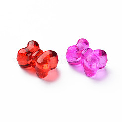 Прозрачные акриловые бусины&nbsp;X-MACR-N013-004