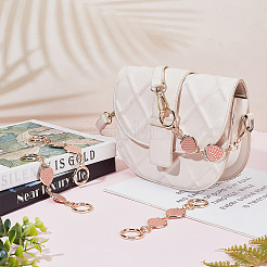 Удлинители ремешка для кошелька с клубничным звеном из сплава эмали&nbsp;PURS-WH0005-33KCG