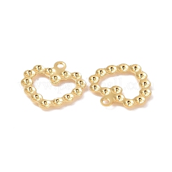 Pendentifs en acier inoxydable 304 avec placage ionique (IP) et montures en strass&nbsp;LS-STAS-F293-11G