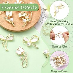 10 шт. 10 стиля броши из сплава со стразами для одежды рюкзака&nbsp;JEWB-CJ0001-90